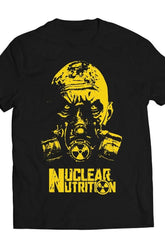 FA Fitness Authority Nuclear Nutrition T-shirt in black and yellow with original design for athletes.